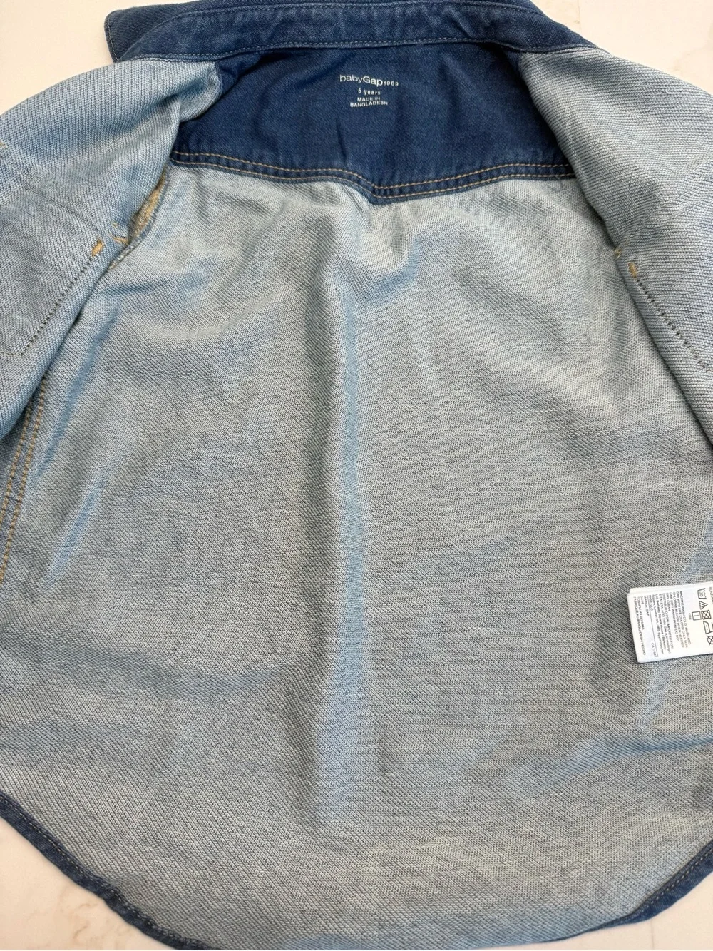 Baby Gap Denim Snap Shirt | Boys Size 5 | Like New